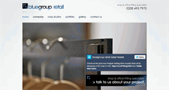 Desktop Screenshot of bluegroupretail.co.uk