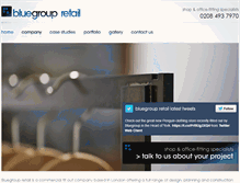 Tablet Screenshot of bluegroupretail.co.uk